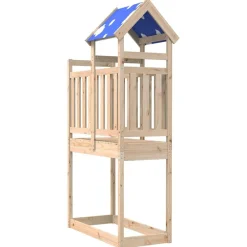 vidaXL Estructuras Para Juegos Al Aire Libre-Torre de Juego Marrón Madera de pino macizo