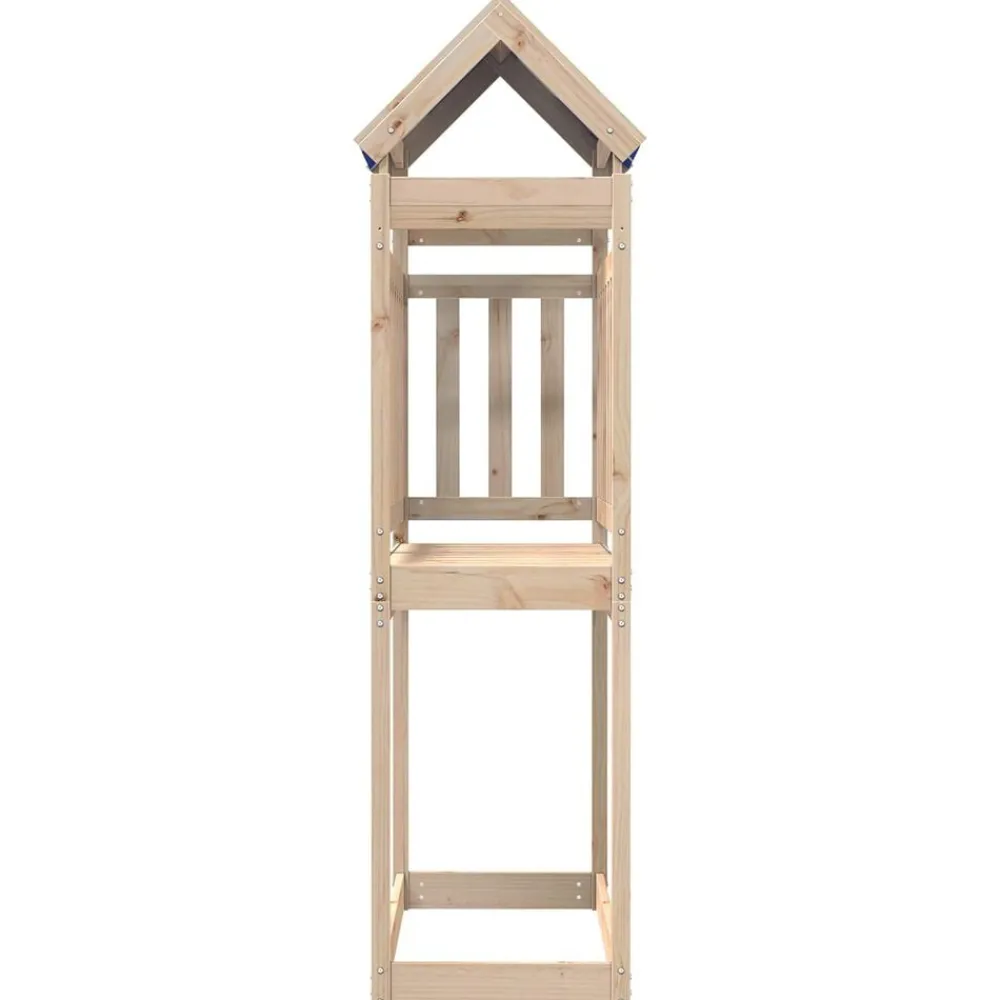 vidaXL Estructuras Para Juegos Al Aire Libre-Torre de Juego Marrón Madera de pino macizo