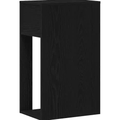 vidaXL Torre de ordenador con cajón 30x44x74 cm Negro Outlet