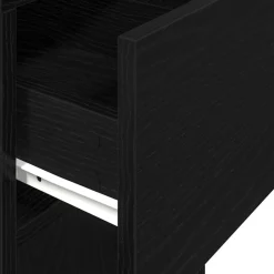 vidaXL Torre de ordenador con cajón 30x44x74 cm Negro Outlet
