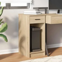 vidaXL Mobiliario De Oficina-Torre de ordenador con cajón 35x45x77 cm