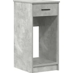 vidaXL Torre de ordenador con cajón gris cemento 35x45x77 cm Gris hormigón Online