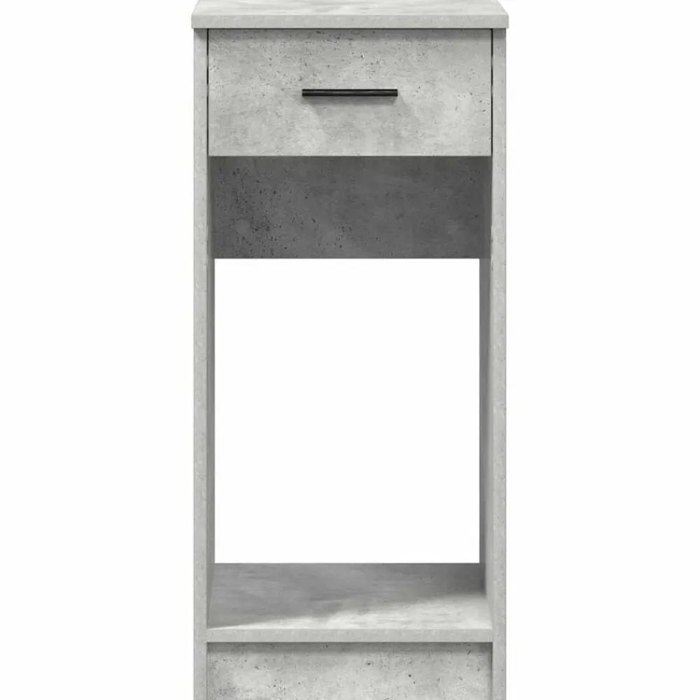 vidaXL Torre de ordenador con cajón gris cemento 35x45x77 cm Gris hormigón Online
