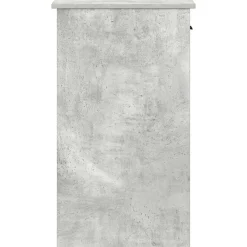 vidaXL Torre de ordenador con cajón gris cemento 35x45x77 cm Gris hormigón Online