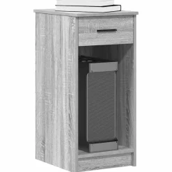 vidaXL Mobiliario De Oficina-Torre de ordenador con cajón 35x45x77 cm