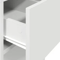 vidaXL Mobiliario De Oficina-Torre de ordenador con cajón 30x44x74 cm