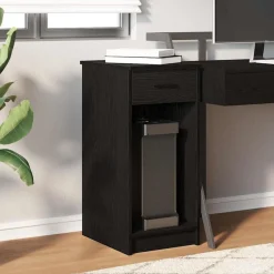 vidaXL Mobiliario De Oficina-Torre de ordenador con cajón 35x45x77 cm