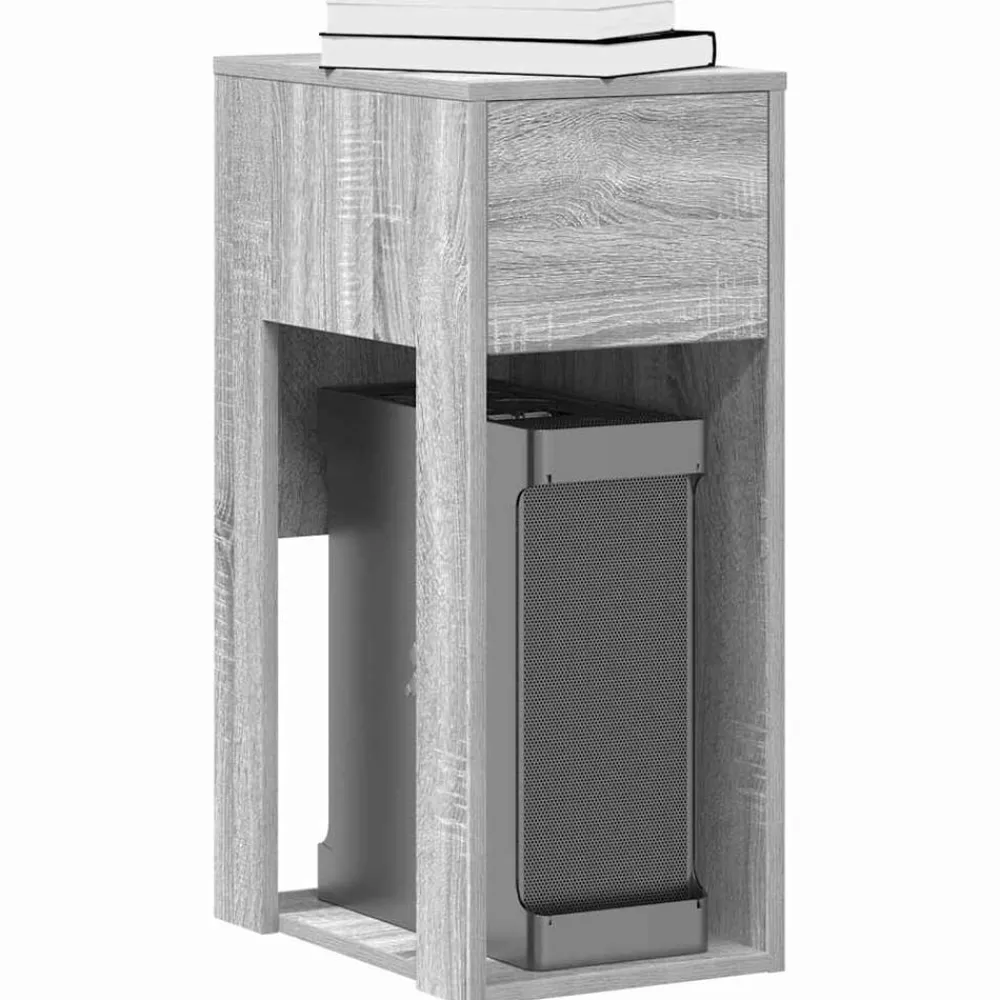 vidaXL Mobiliario De Oficina-Torre de ordenador con cajón 30x44x74 cm