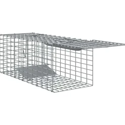 vidaXL Actividades Al Aire Libre-Trampa para Animales Antracita 31 x 13 x 12cm Acero