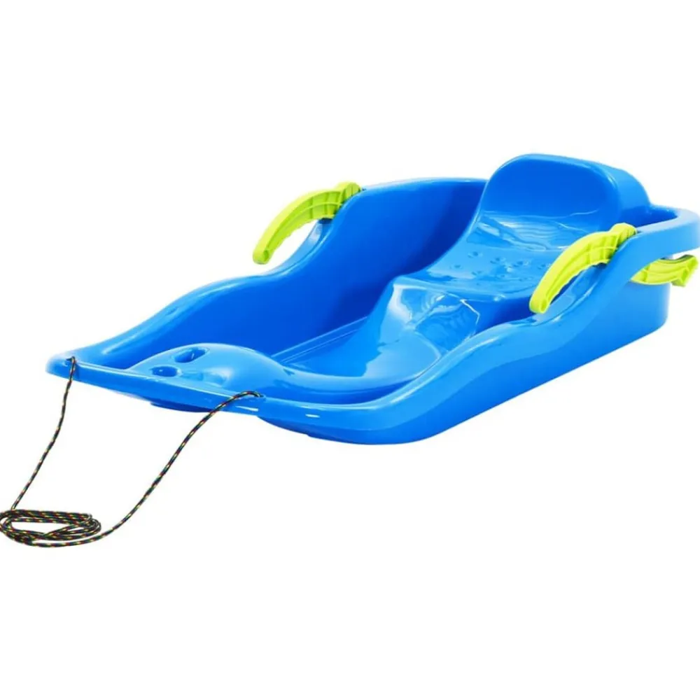 vidaXL Trineo con frenos polipropileno 87x40x18 cm Azul Online
