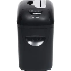 vidaXL Material De Oficina-Trituradora de papel 10 hojas microcorte negra