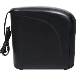 vidaXL Material De Oficina-Trituradora de papel 10 hojas microcorte negra