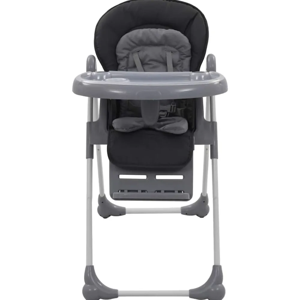 vidaXL Trona de bebé Gris Hot