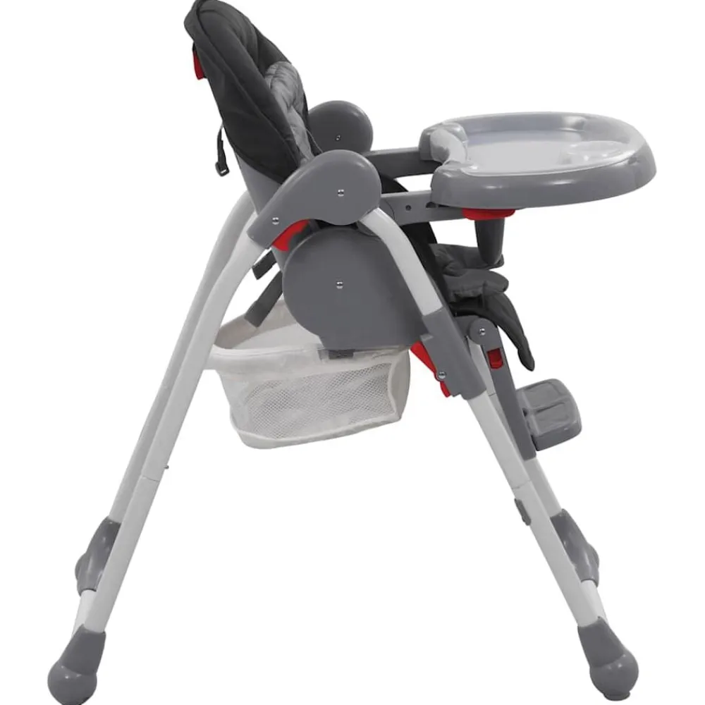 vidaXL Trona de bebé Gris Hot