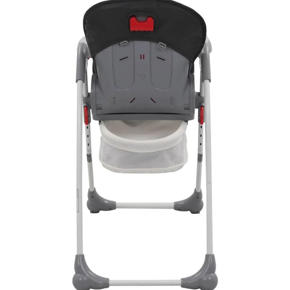vidaXL Trona de bebé Gris Hot