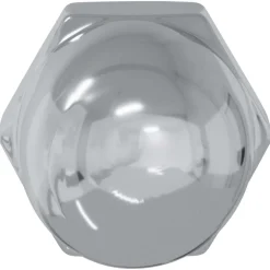 vidaXL Tuerca 2 pcs Plateado M6 x 10 mm Hierro Clearance