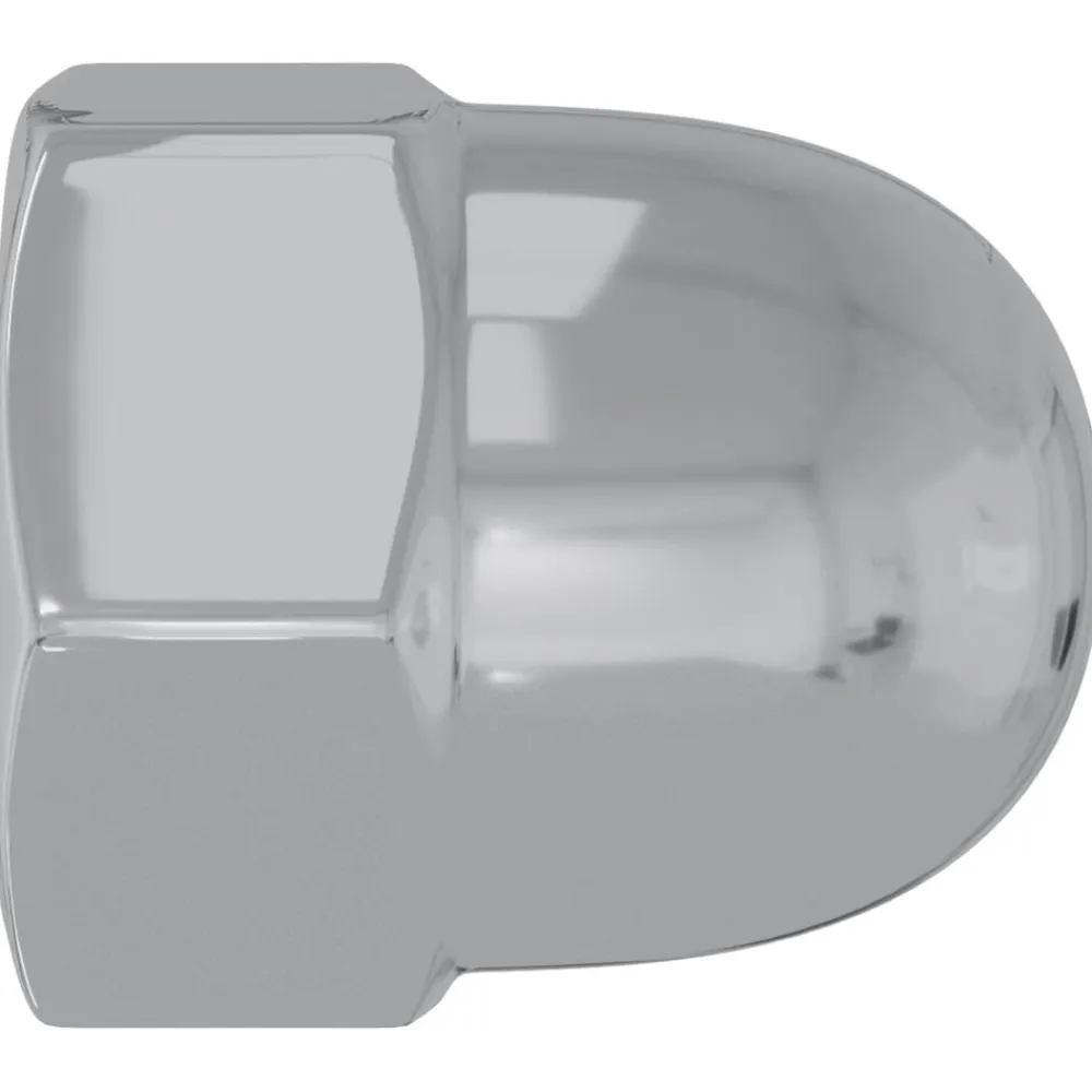 vidaXL Tuerca 2 pcs Plateado M6 x 10 mm Hierro Clearance