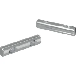 vidaXL Accesorios De Bricolaje-Tuerca 2 pcs Recubierto de zinc 60 x 12 mm Hierro