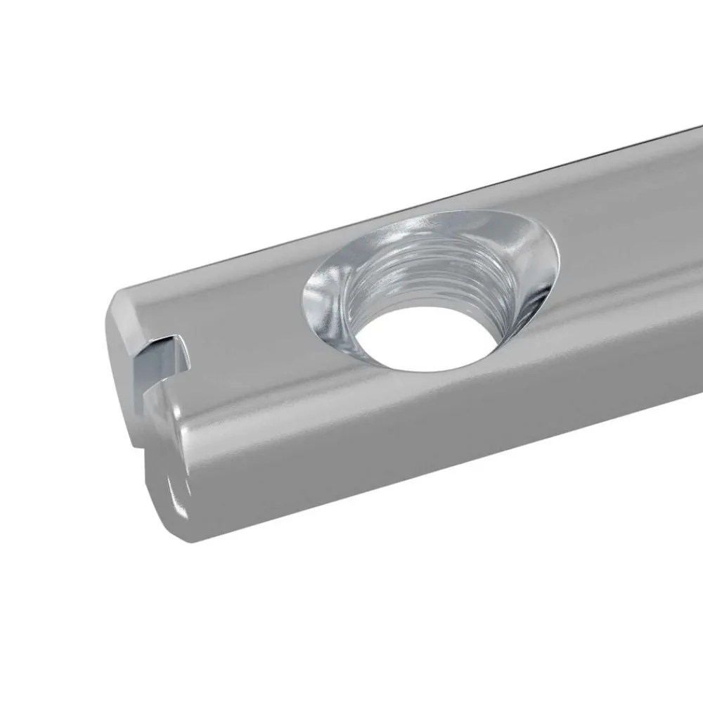 vidaXL Accesorios De Bricolaje-Tuerca 2 pcs Recubierto de zinc 60 x 12 mm Hierro