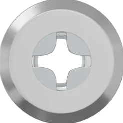 vidaXL Accesorios De Bricolaje-Tuerca de Bloqueo 2 pcs Plateado M6 x 15 mm Acero