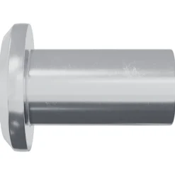 vidaXL Accesorios De Bricolaje-Tuerca de Bloqueo 2 pcs Plateado M6 x 15 mm Acero
