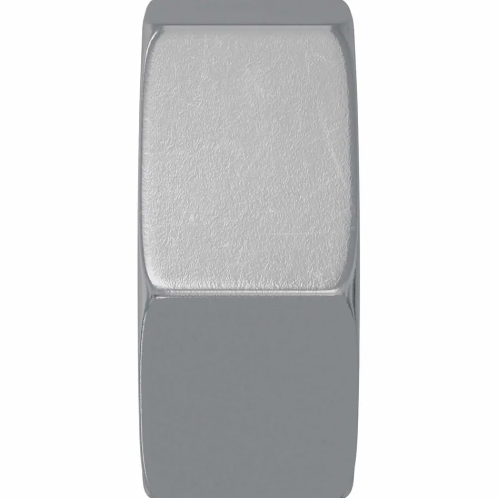 vidaXL Accesorios De Bricolaje-Tuerca Hexagonal 2 pcs Plateado M6 Metal