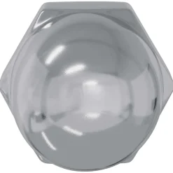 vidaXL Accesorios De Bricolaje-Tuercas Acorn Hexagonales 2 pcs Plateado m8 Metal