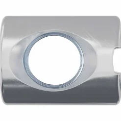 vidaXL Accesorios De Bricolaje-Tuercas de barril 2 pcs Plateado M6 x 13 mm Metal