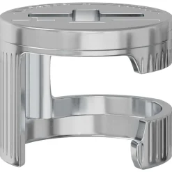 vidaXL Accesorios De Bricolaje-Tuercas de bloqueo de perno 2 pcs Plateado 12 x 10 mm Metal