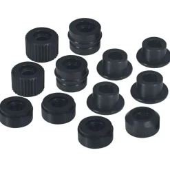 vidaXL Tuercas de brida para máquina de rebordear tubos 12 pzas acero Outlet