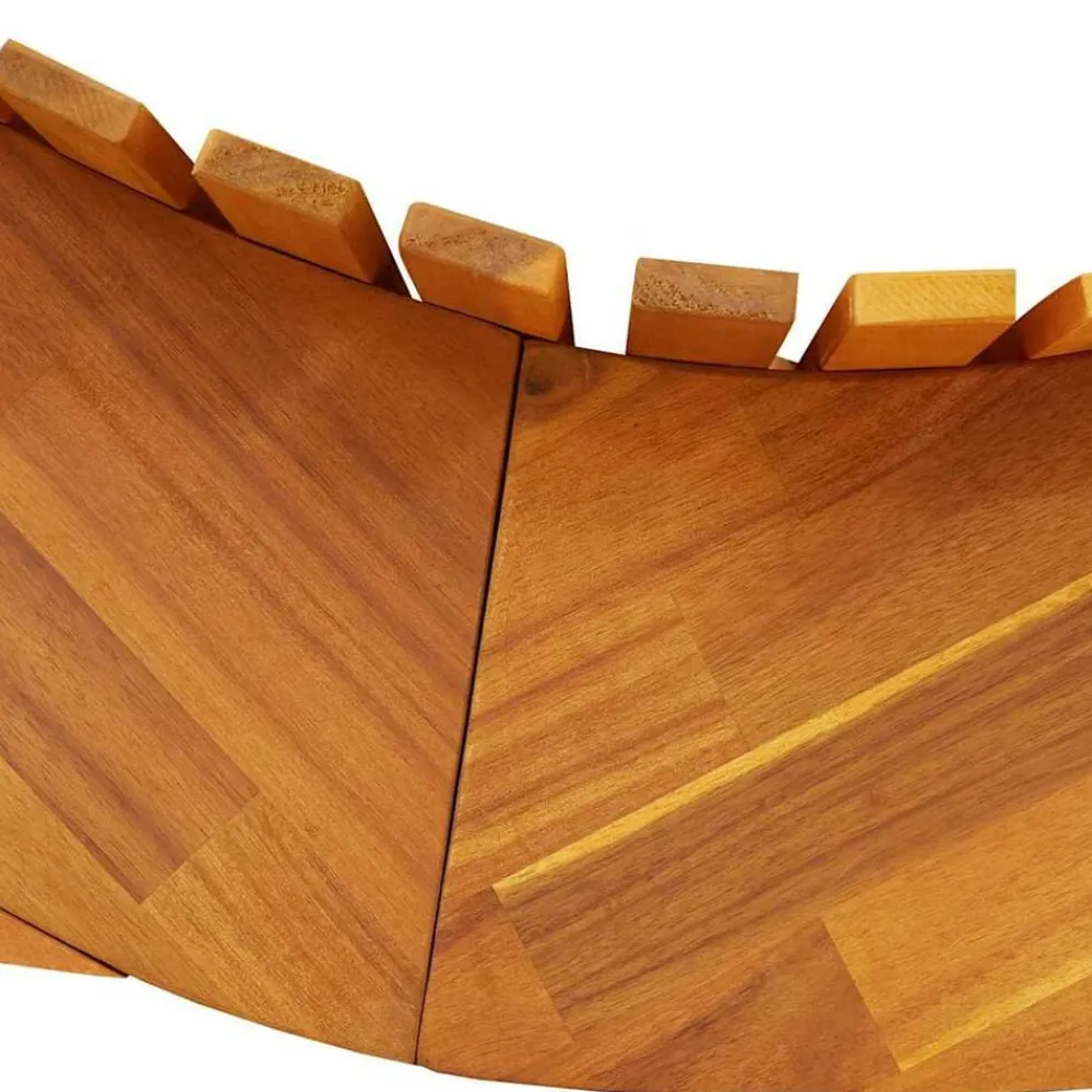 vidaXL Tumbona 2 pcs Marrón 154 x 60 x 74 cm Madera de Acacia Sólida Discount