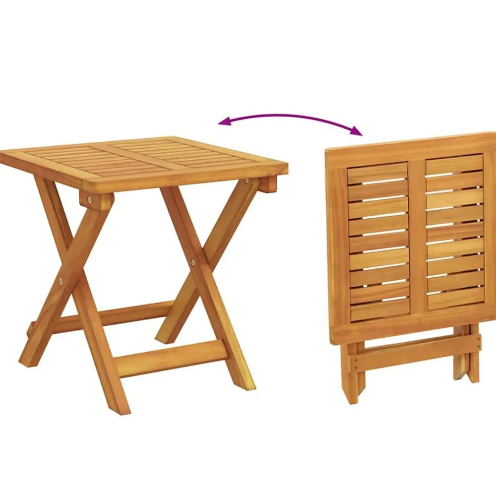 vidaXL Muebles De Jardín-Tumbona 2 pcs Madera de Acacia Sólida
