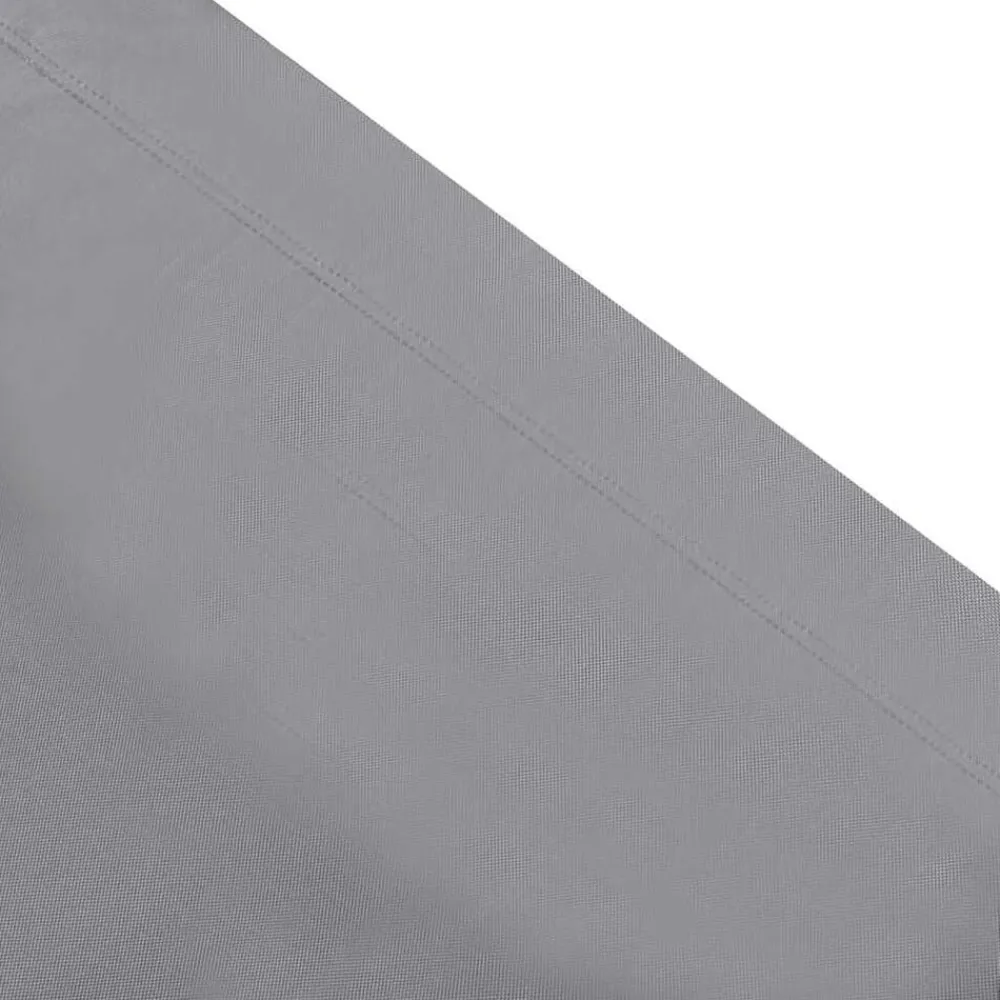 vidaXL Tumbona de jardín con toldo Gris Discount