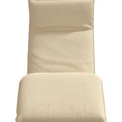 vidaXL Tumbona plegable 175x54x8,5 cm Tejido Oxford Beige Discount