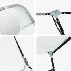 vidaXL Muebles De Jardín-Tumbona plegable 182 x 55 x 85,5 cm Textileno
