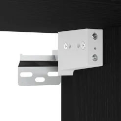 vidaXL Unidad de Pared para TV 4 pcs Madera de ingeniería Roble negro Clearance