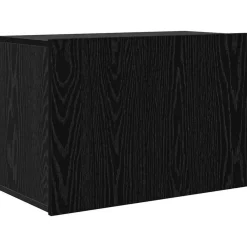 vidaXL Unidad de Pared para TV 5 pcs Madera de ingeniería Roble negro Hot