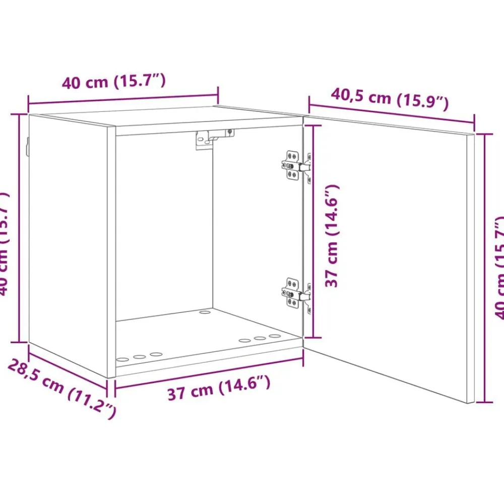 vidaXL Muebles Tv-Unidad de Pared para TV 5 pcs