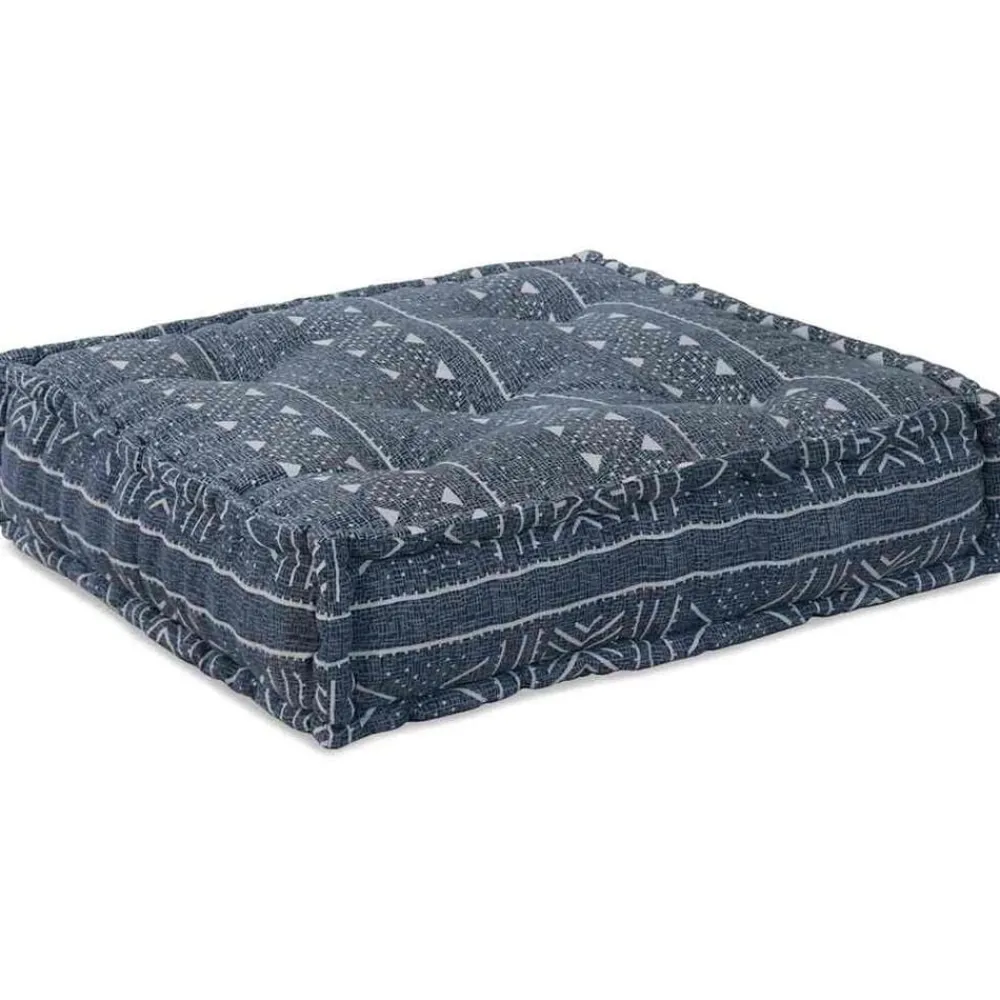 vidaXL Unidad de Sofá Modular Impresión Índigo 70 x 70 x 56 cm tela Estampado añil Sale