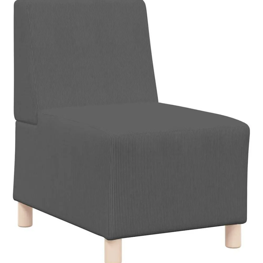 vidaXL Sofás-Unidad de Sofá Modular sin Brazos 2 pcs