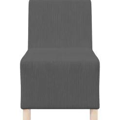 vidaXL Sofás-Unidad de Sofá Modular sin Brazos 2 pcs