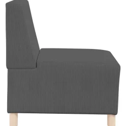vidaXL Sofás-Unidad de Sofá Modular sin Brazos 2 pcs