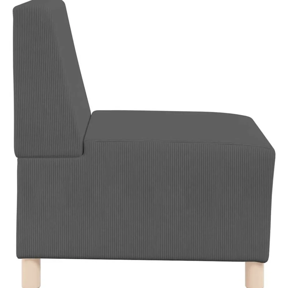 vidaXL Sofás-Unidad de Sofá Modular sin Brazos 2 pcs