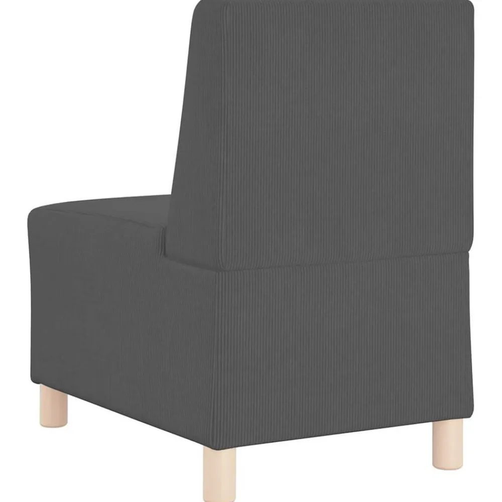 vidaXL Sofás-Unidad de Sofá Modular sin Brazos 2 pcs