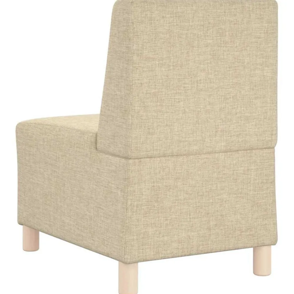 vidaXL Sofás-Unidad de Sofá Modular sin Brazos 2 pcs 55 x 74 x 82 cm