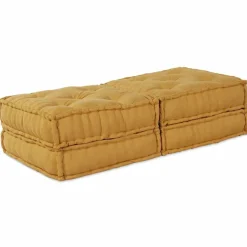 vidaXL Unidad de Sofá Modular 2 pcs 140 x 70 x 36 cm tela Amarillo Online