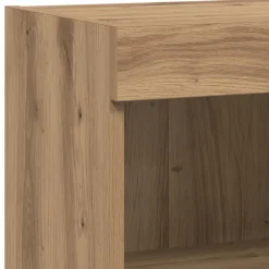 vidaXL Unidades de pared para TV 6 pcs Madera Vieja Roble artisan Best