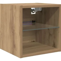 vidaXL Unidades de pared para TV 8 pcs Roble artesanal Roble artisan Best