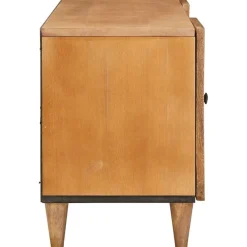vidaXL Unidades de TV con estante Marrón Claro 105 x 33 x 46 cm Marrón claro (acabado desértico) Outlet