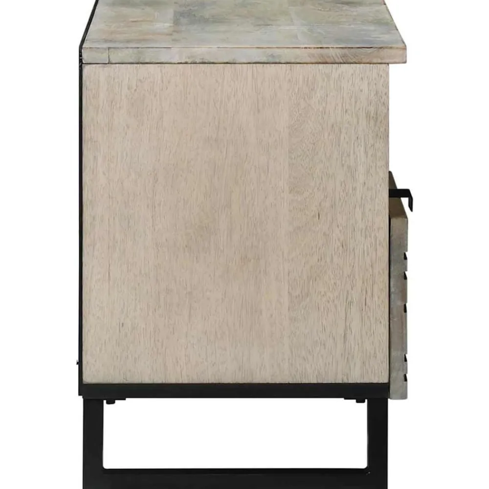 vidaXL Unidades de TV con cajón 80 x 33 x 46 cm Madera contrachapada White Sale